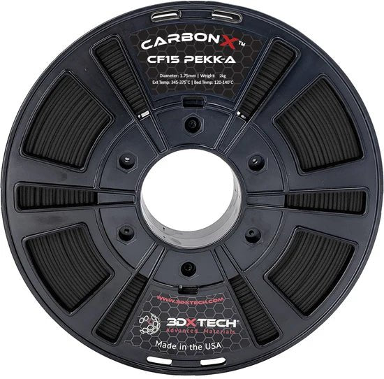 CarbonX PEKK-A+CF15 1.75mm 3D Printer Filament by 3DXTech Made in USA 250g West3D Printing