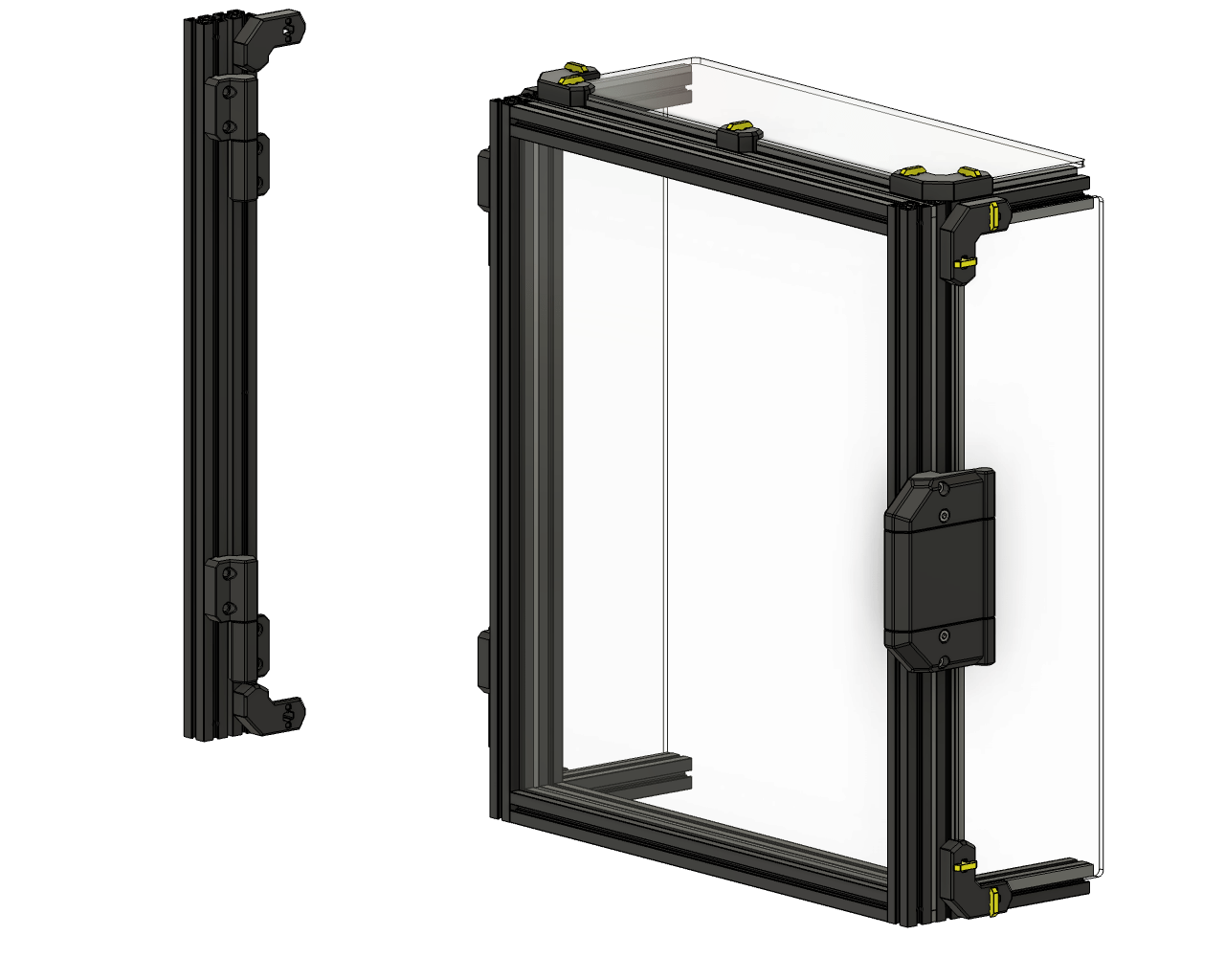 Colony Clacker Door Kit for Micron with or without Panel (Fridge Door / Clicky-Clack) by LDO Systems West3D Printing