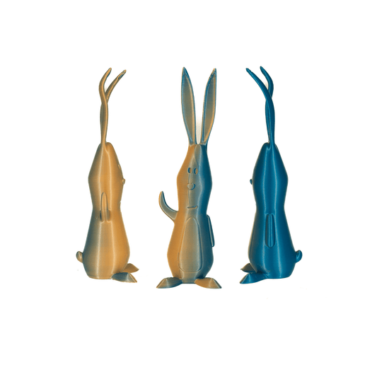 Dual-Color Silk PLA+, Silky Blue Orange Theory, 1.75mm 3D-Fuel