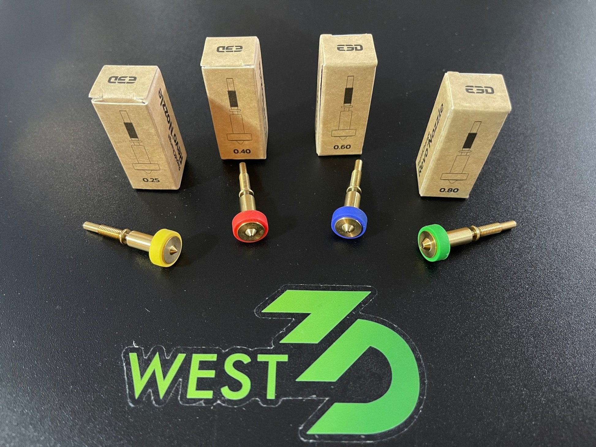E3D Nozzles for Revo Hotend West3D Printing