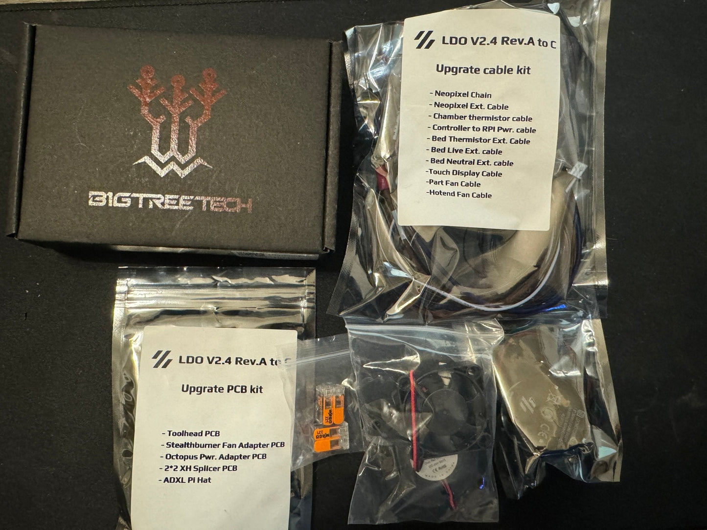 LDO Voron V2.4 Rev.A to Rev.C Upgrade Kit (RevA to RevC) West3D Printing