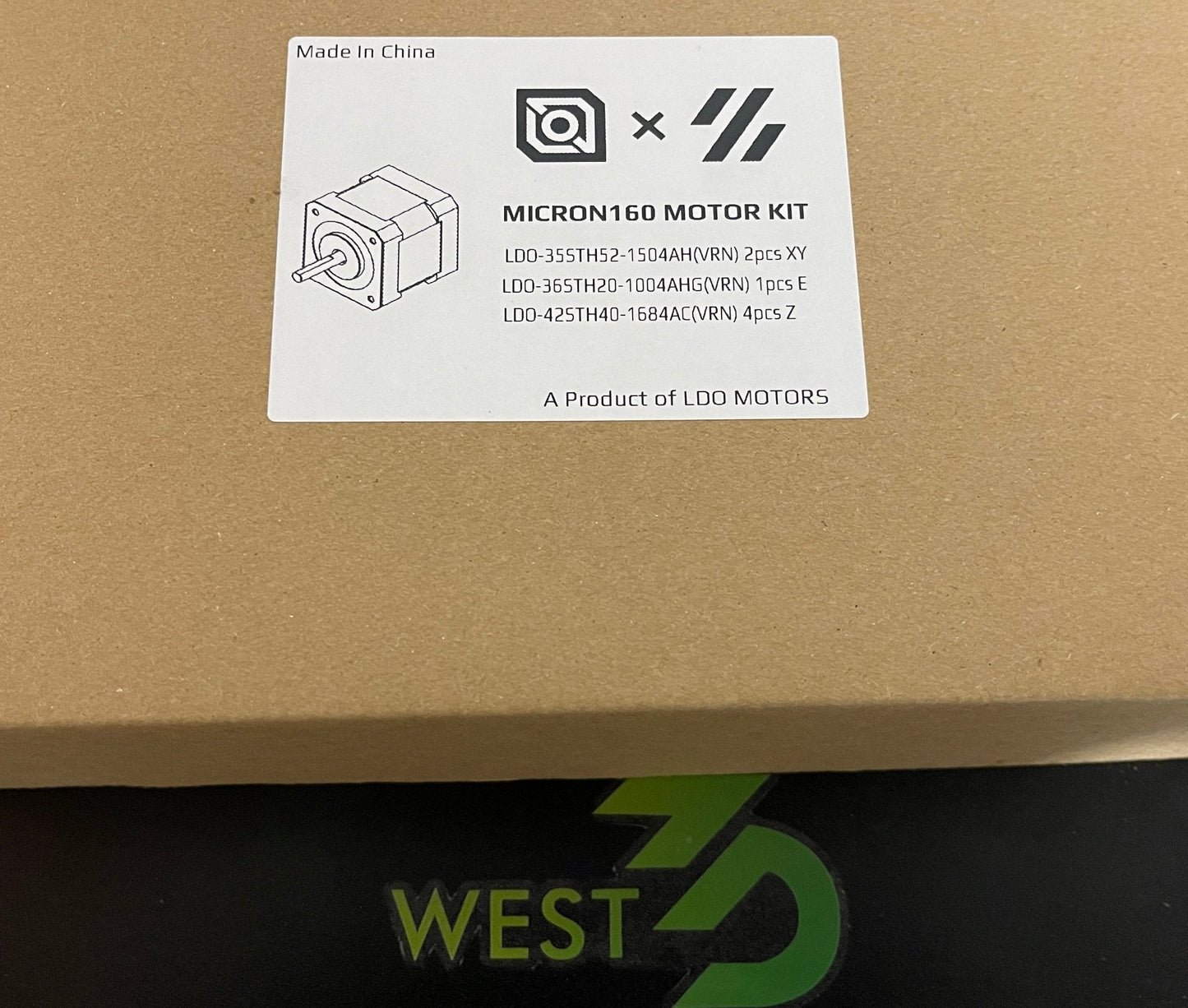 Micron 3D Printer Motor Kit by LDO Motors West3D Printing