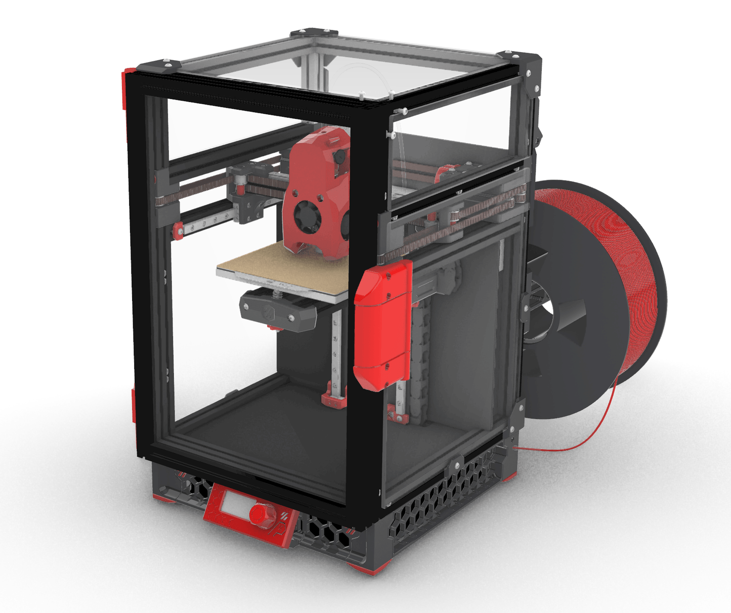 Mini-Fridge (Clicky-Clack) Door Kit for Voron V0.2 (LDO) - by TheVoronModder, Presented by West3D West3D Printing