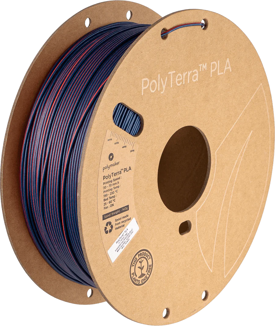 Polymaker Panchroma Dual Matte PLA 3D Printer Filament 1KG 1.75mm West3D Printing
