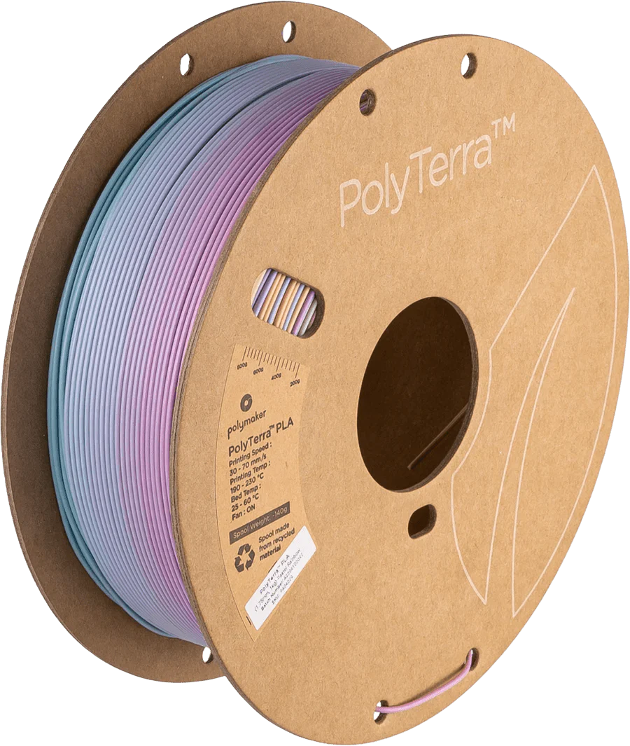 Polymaker Panchroma Gradient Rainbow PLA 3D Printer Filament 1KG 1.75mm West3D Printing