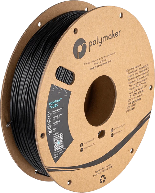 Polymaker PolyFlex TPU95 3D Printer Filament 750g 1.75mm West3D Printing
