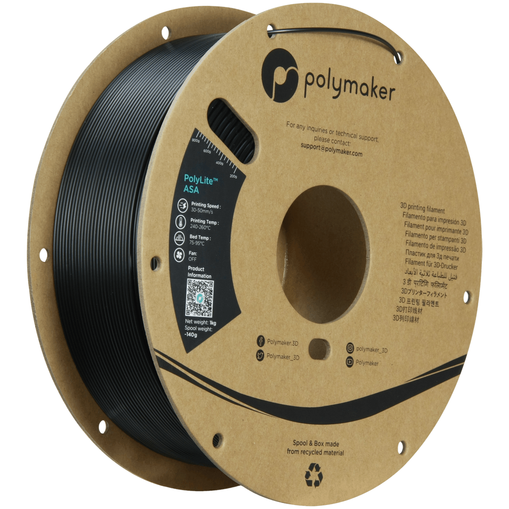 Polymaker PolyLite ASA 3D Printer Filament 1KG 1.75mm West3D Printing