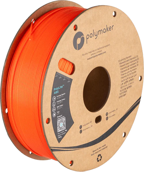 Polymaker PolyLite NEON ABS 3D Printer Filament 1KG 1.75mm West3D Printing