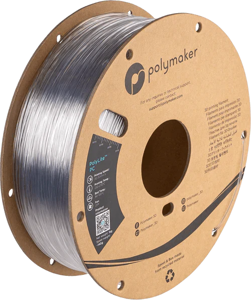 Polymaker PolyLite PC Polycarbonate 3D Printer Filament 1KG 1.75mm West3D Printing