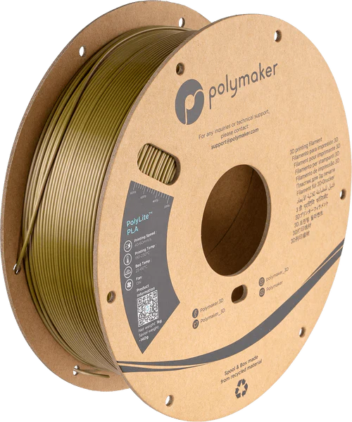 Polymaker PolyLite Silk PLA 3D Printer Filament 1KG 1.75mm West3D Printing