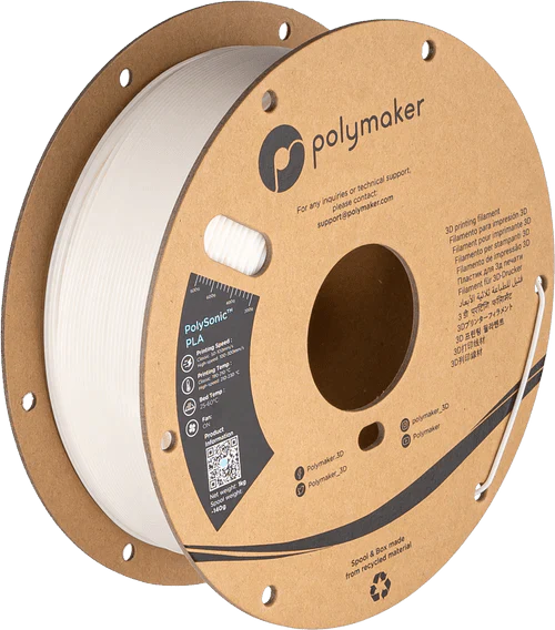 Polymaker PolySonic High Speed Printing PLA 3D Printer Filament 1KG 1.75mm West3D Printing