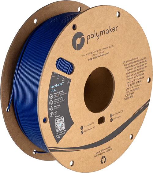 Polymaker PolySonic High Speed Printing PLA 3D Printer Filament 1KG 1.75mm West3D Printing
