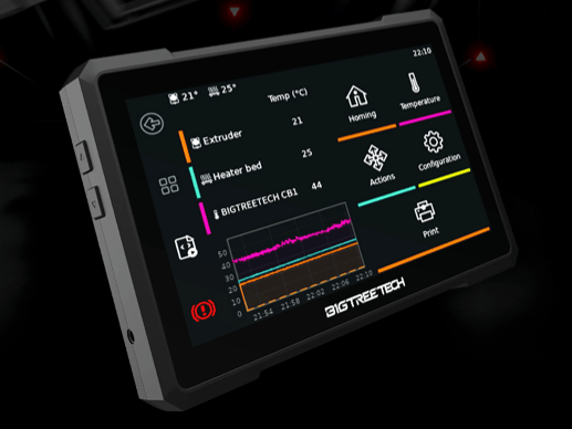 Raspberry Pad 7 Touch Screen Display and Pi Adapter 7-inch PAD7 (BTT) West3D Printing