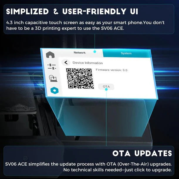 SOVOL SV06 ACE - Upgraded Affordable FAST Direct Drive 3D Printer with Auto Bed Leveling West3D Printing