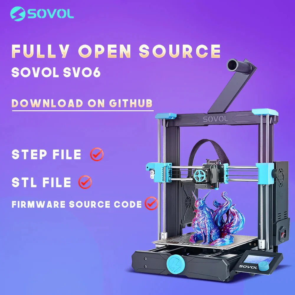 SOVOL SV06 - Affordable All-Metal Direct Drive 3D Printer with Auto Bed Leveling West3D Printing