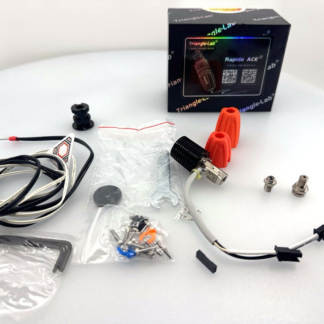 TriangleLab Rapido ACE Hotend (Hot End) HF / UHF with 104NT or PT1000 Thermistor West3D Printing