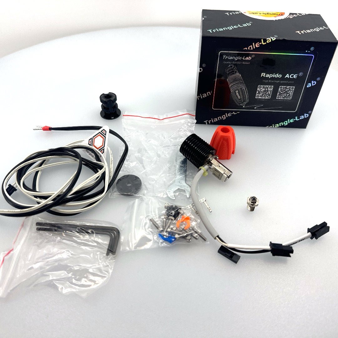 TriangleLab Rapido ACE Hotend (Hot End) HF / UHF with 104NT or PT1000 Thermistor West3D Printing