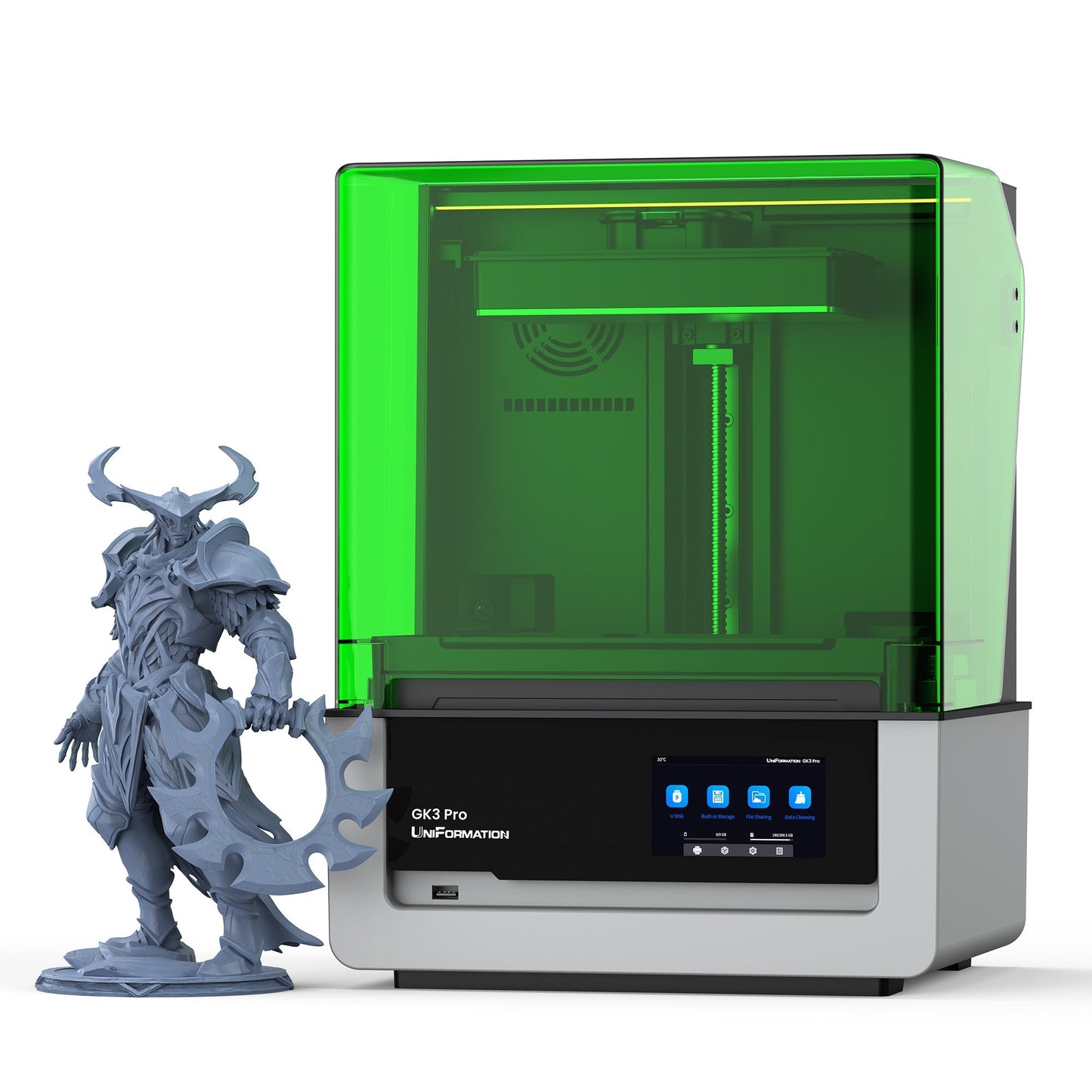UniFormation GK3 PRO 16k Resin 3D Printer 385nm UV SLA Printer with Industrial Grade Quality 3D Printer 3DPrintiverse.com
