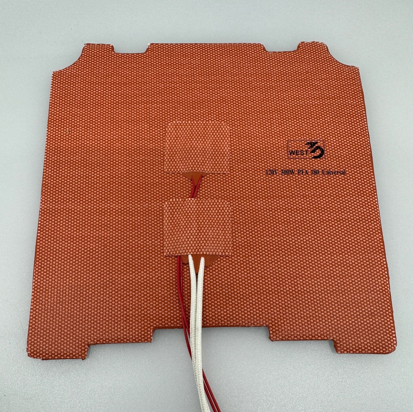 Universal 180 300W / 320W 120V Silicone Heater Edge to Edge for PFA Micron and Salad Fork 180mm Build Plates - West3D Printing