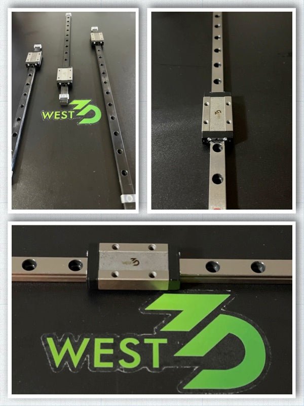 West3D Printing MGN12H-1R-300/350/400/450 Linear Rails with Carriages CNA / H Class West3D Printing