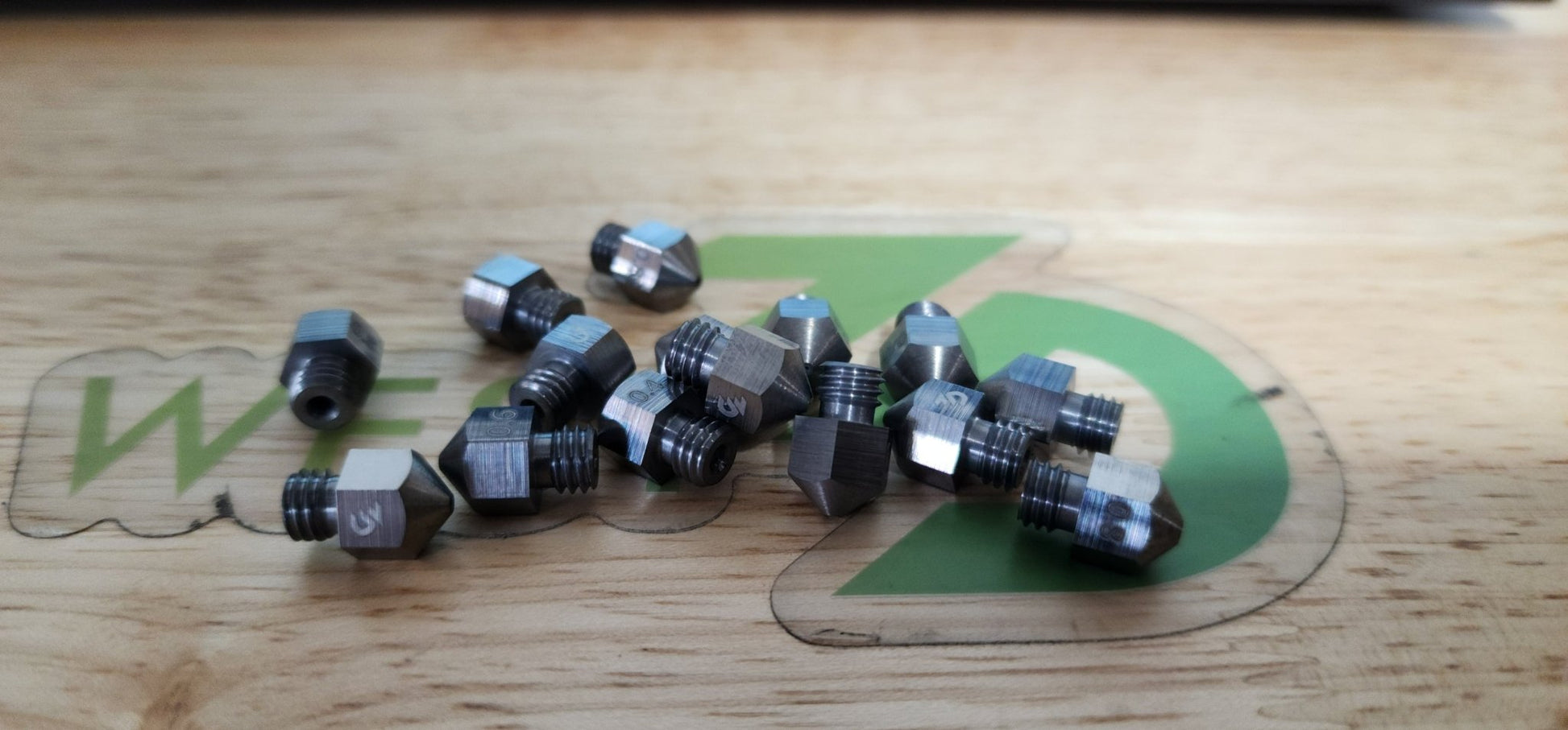 West3D's Undertaker Tungsten Carbide Nozzle (V6, Volcano, Bambu, MK8, K1) West3D Printing