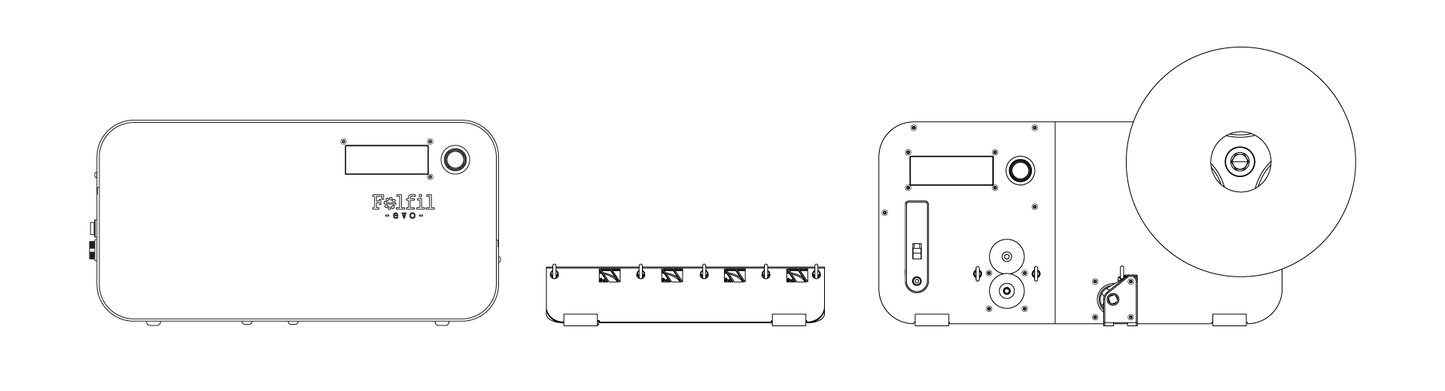 Felfil EVO Extruder & Spooler Bundle - 3D Brain Lab