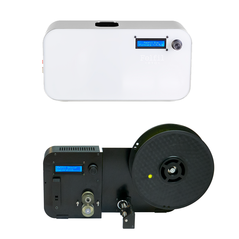 Felfil EVO Extruder & Spooler Bundle - 3D Brain Lab