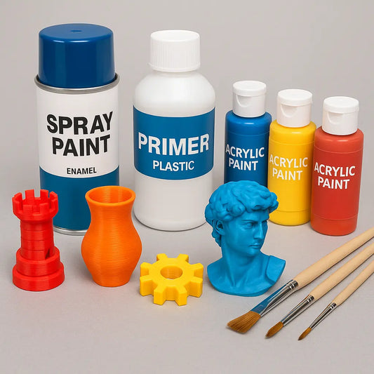 The-Best-Paints-for-3D-Printed-Materials-PLA-ABS-PETG-ASA-amp-More 3DPrintiverse.com