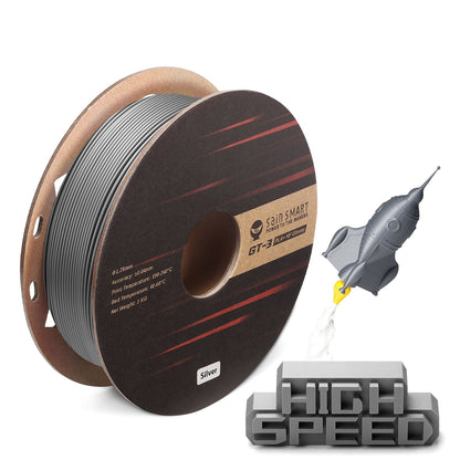 GT-3 High Speed Glossy PLA+ Filament 1.75mm, 1KG, ±0.04mm, Cyan/Magenta/Yellow/Silver   Filament   3DPrintiverse.com