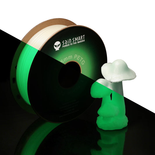 Glow-in-the-dark Green 1.75mm PRO-3 PETG Filament, 1kg   Filament   3DPrintiverse.com