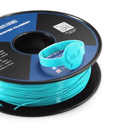 Neon Cyan, Cyberpunk Color TPU Filament 1.75mm 0.8kg/1.76lb   Filament   3DPrintiverse.com
