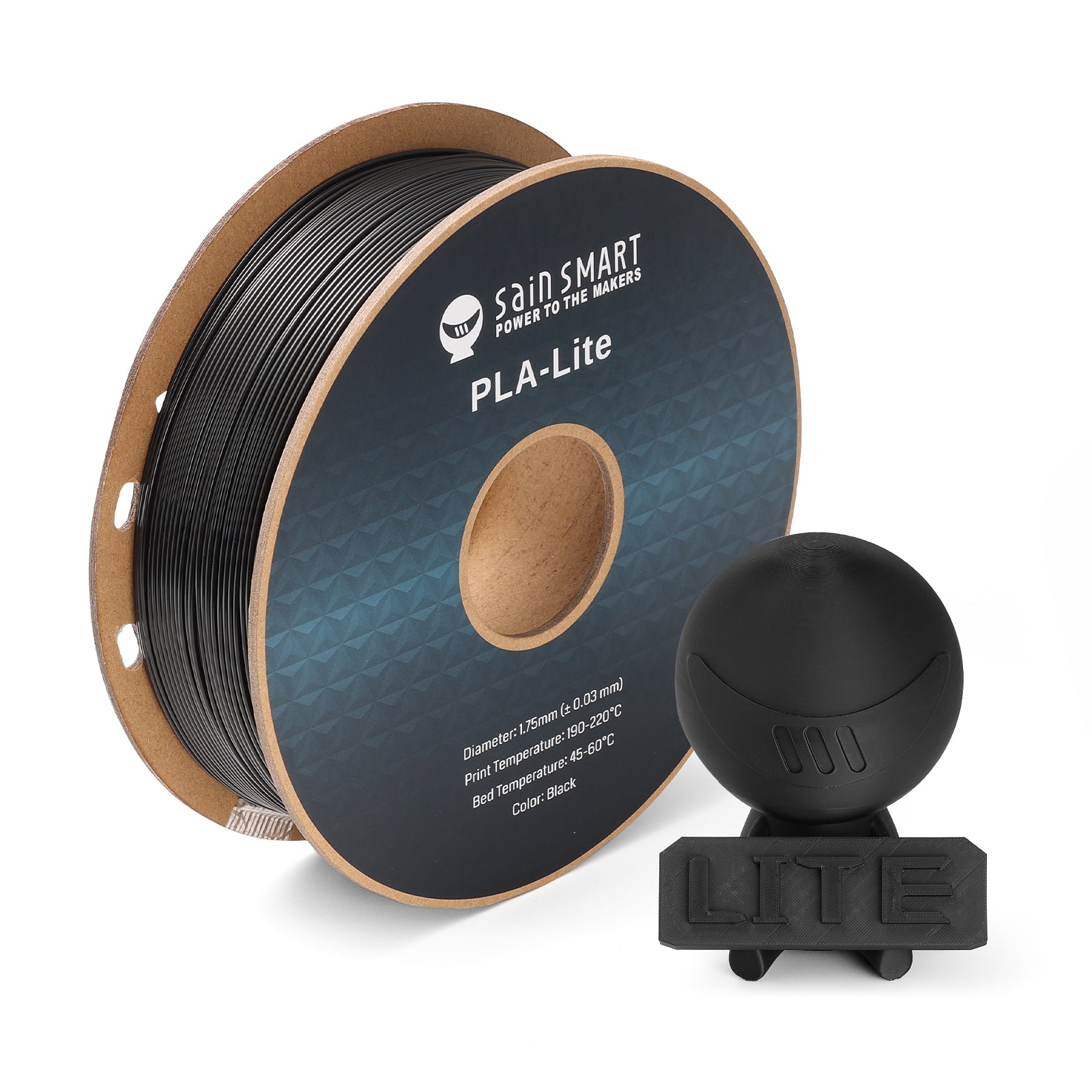 GT-3 High Speed PLA-Lite Filament 1.75mm, 1KG, ±0.03mm, Black/White   Filament   3DPrintiverse.com