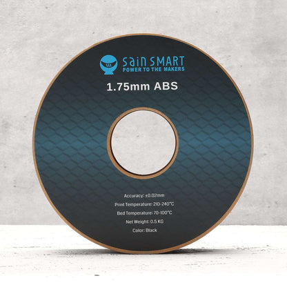 Black, White, Gray, Silver, 1.75mm ABS Filament 1.75mm, 500g x 4 Pack   Filament   3DPrintiverse.com
