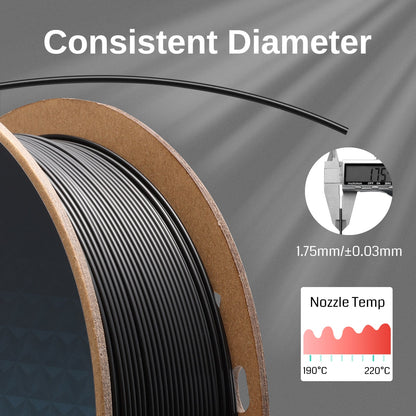 GT-3 High Speed PLA-Lite Filament 1.75mm, 1KG, ±0.03mm, Black/White   Filament   3DPrintiverse.com