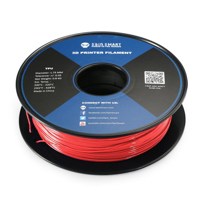 Neon Scarlet, Cyberpunk Color TPU 1.75mm Filament 0.8kg/1.76lb   Filament   3DPrintiverse.com