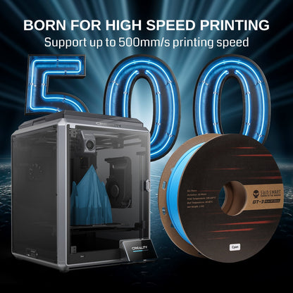 GT-3 High Speed Glossy PLA+ Filament 1.75mm, 1KG, ±0.04mm, Cyan/Magenta/Yellow/Silver   Filament   3DPrintiverse.com