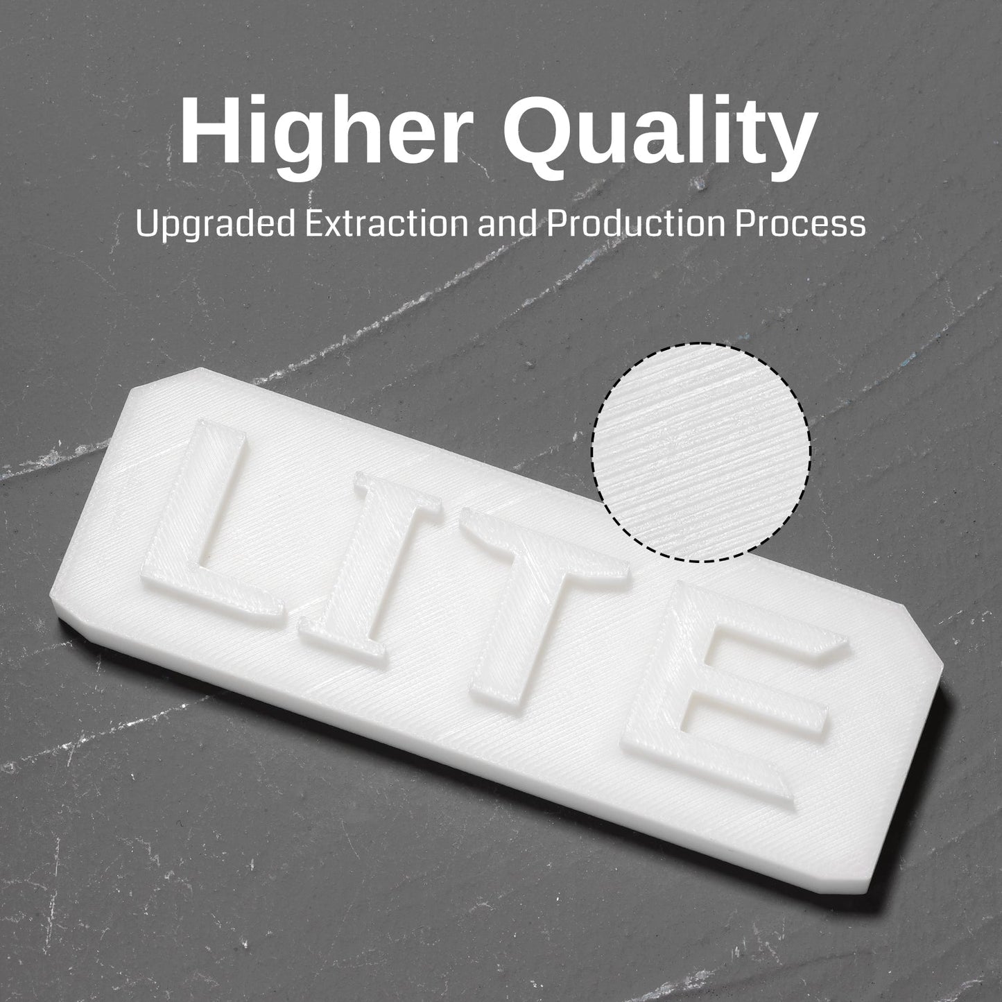GT-3 High Speed PLA-Lite Filament 1.75mm, 1KG, ±0.03mm, Black/White   Filament   3DPrintiverse.com