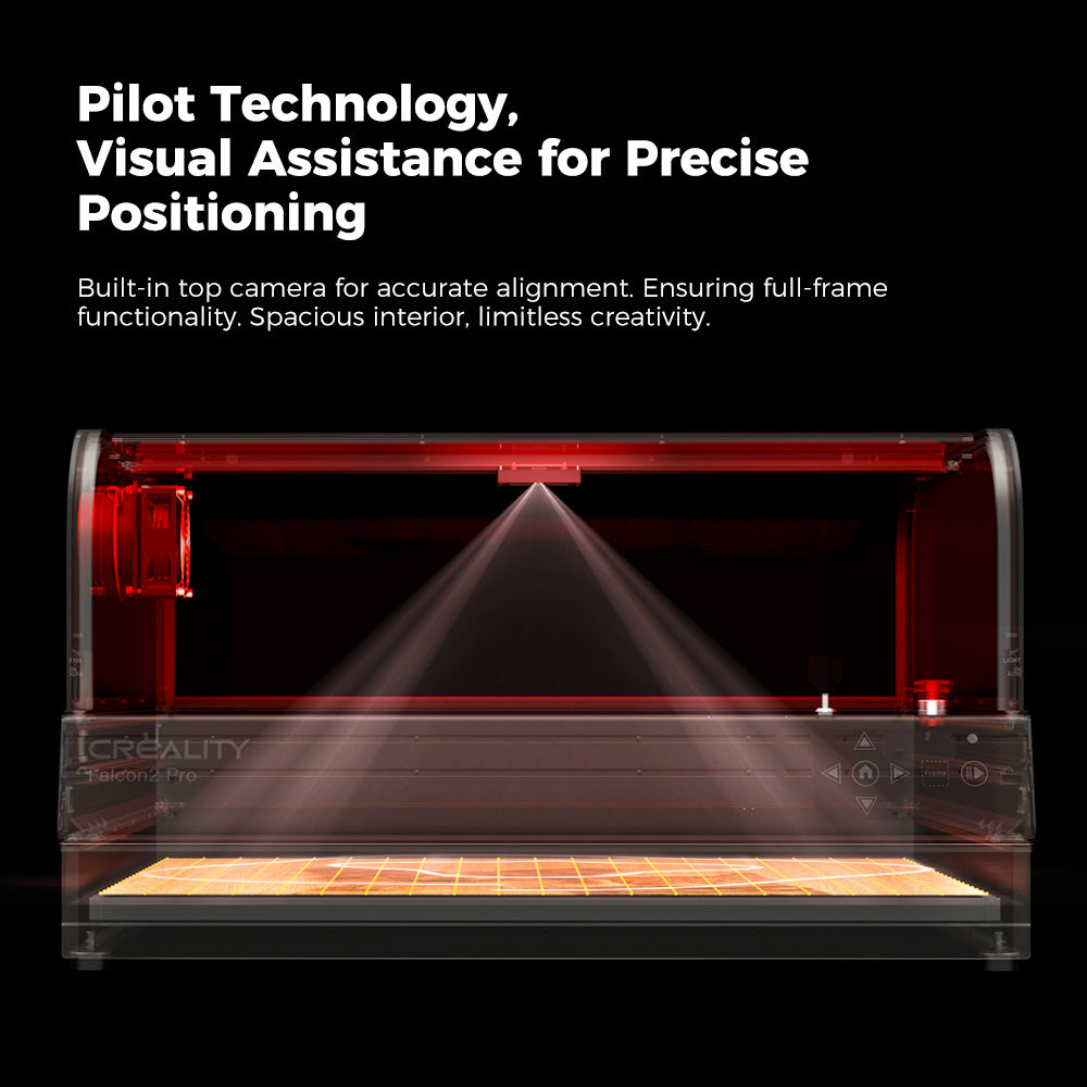Falcon2 Pro Enclosed Laser Engraver & Cutter Creality Official Store