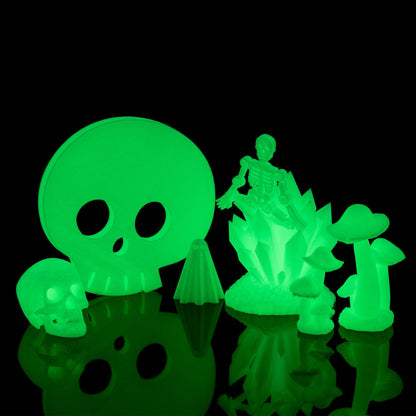 Glow-in-the-dark Green 1.75mm PRO-3 PETG Filament, 1kg   Filament   3DPrintiverse.com