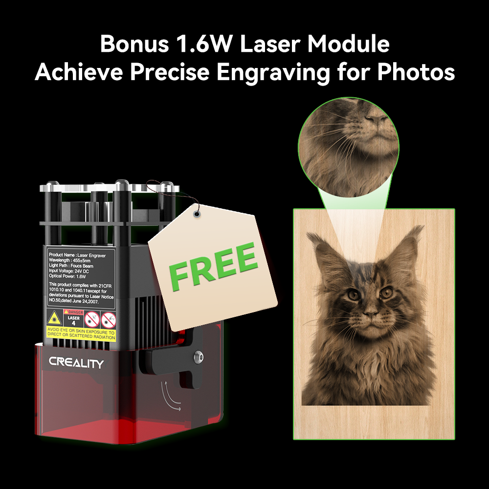 Falcon2 Pro 60W Pro-safe Laser Engraver & Cutter Creality Official Store