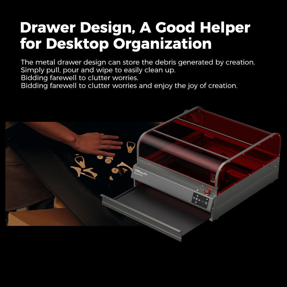 Falcon2 Pro Enclosed Laser Engraver & Cutter Creality Official Store