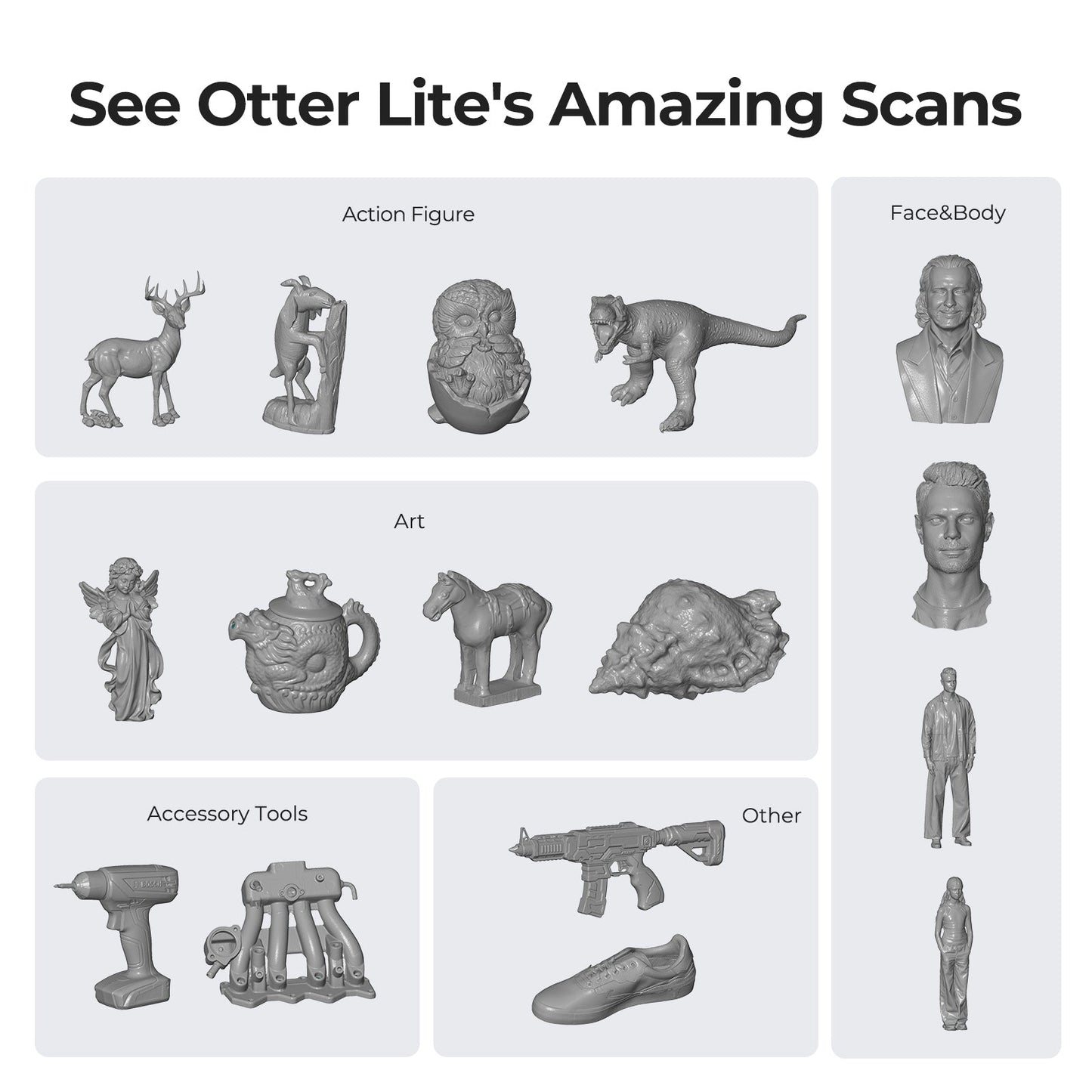 (🔥 Hot Sale) Otter Lite/Basic  3D Scanner Creality Official Store