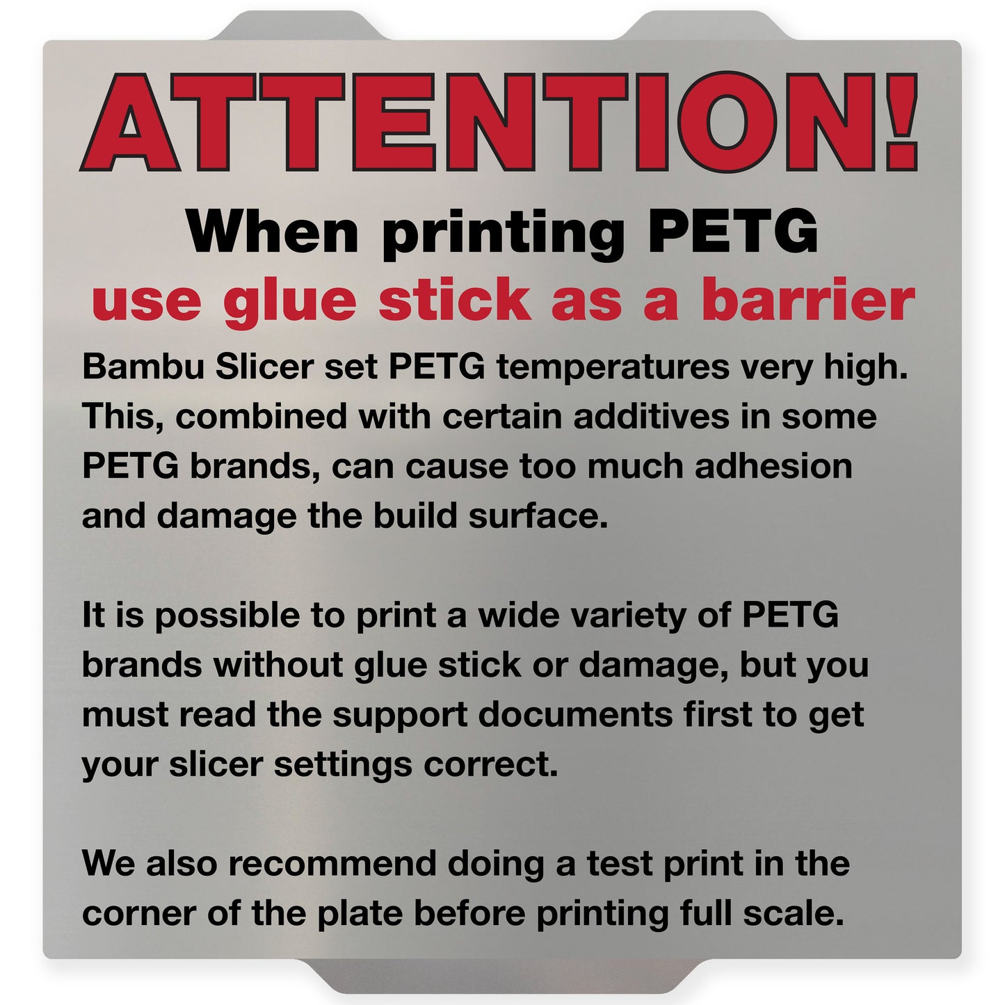 Flexi Plate with PEX - Bambu Lab A1 mini - 184 x 184 Wham Bam Systems