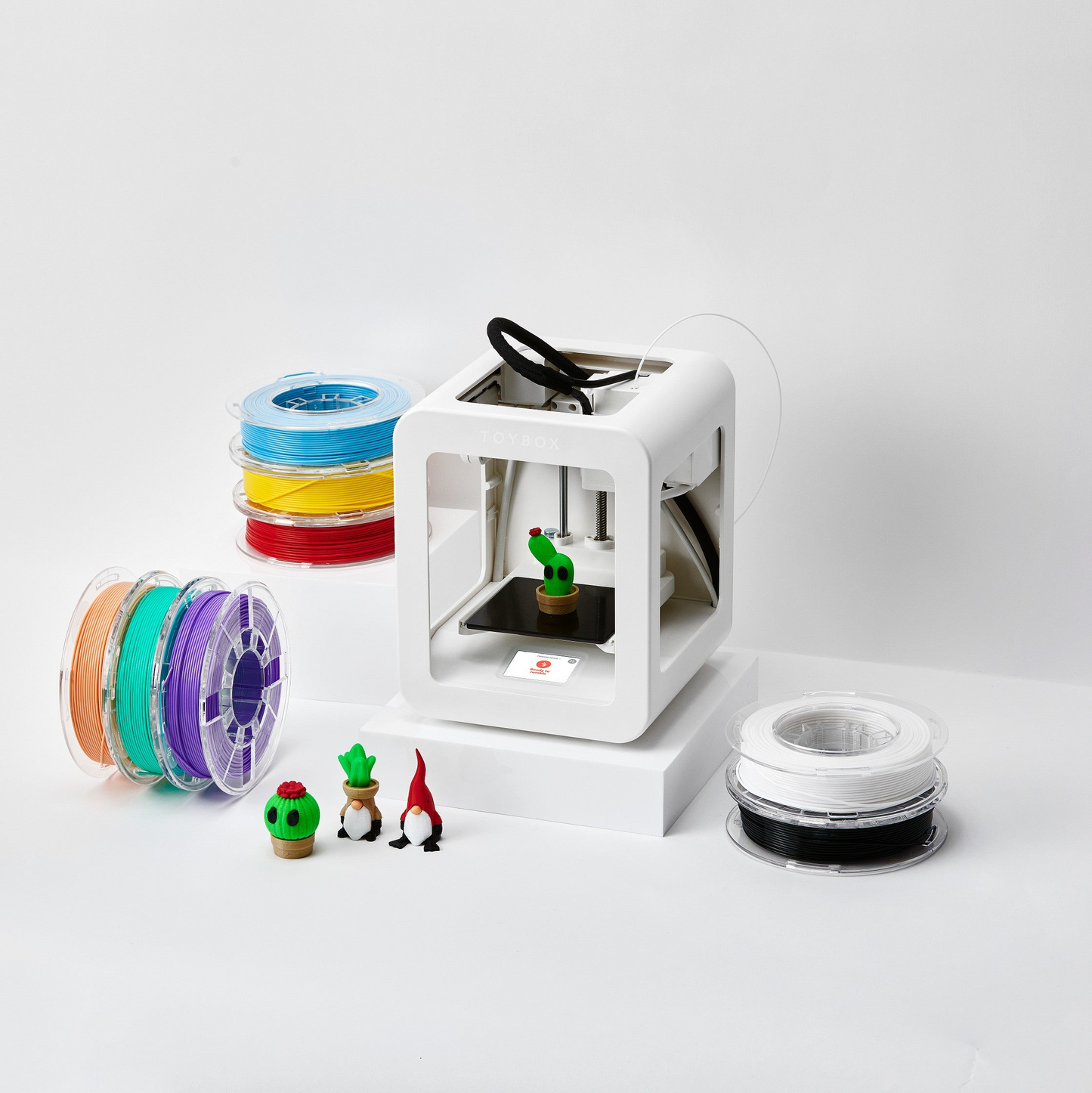 Toybox Alpha Three Starter 3D Printer Bundle   printer   3DPrintiverse.com