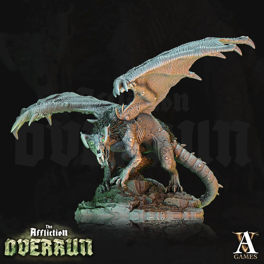 3D Printed Archvillain Games Affliction Overrun - Srelk Rat Dragon 28mm 32mm D&D   3D printed terrain  34.90 3DPrintiverse.com