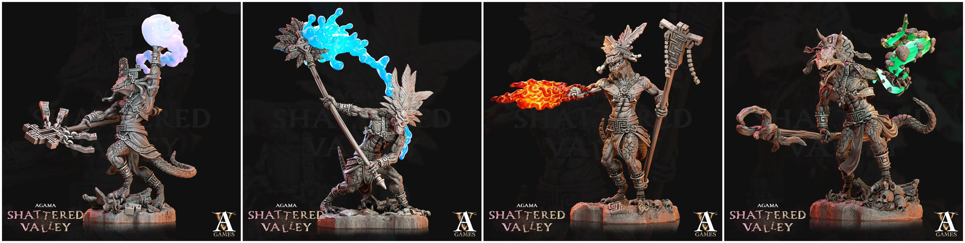 3D Printed Archvillain Games Agama Ajkin Agama Shattered Valley 28 32mm D&D   3D printed terrain  27.90 3DPrintiverse.com