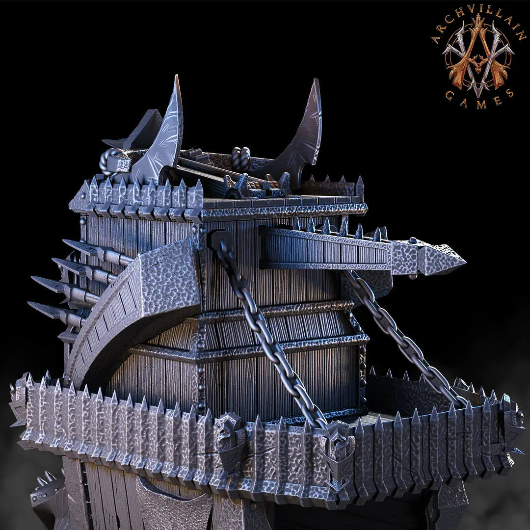 3D Printed Archvillain Games - Charon's Tower of Death 28mm 32mm D&D   3D printed terrain   3DPrintiverse.com