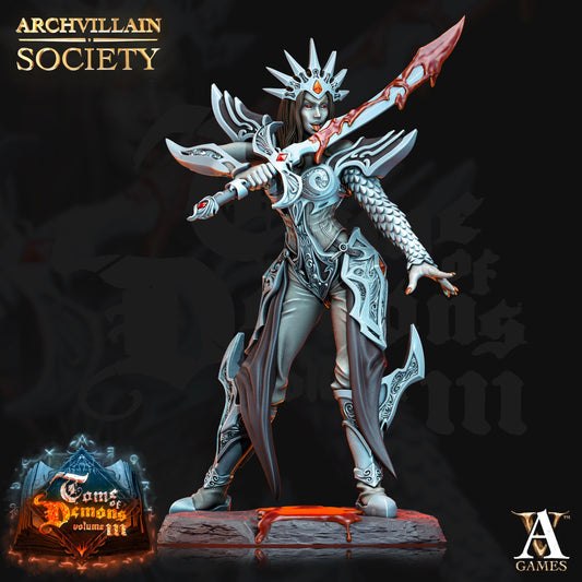 3D Printed Archvillain Games Acrimonia Hemopriest Society Vol. XIX 28 32mm D&D 3D Printing Boss