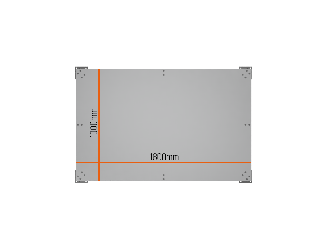 XL Heated Build Surface Massive Dimension