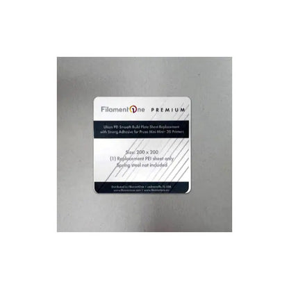 FilamentOne Adhesive 200x200mm PEI Sheet for Prusa Mini+